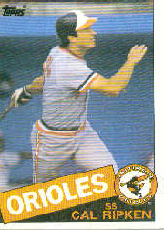 1985 Topps Baseball Cards      030      Cal Ripken